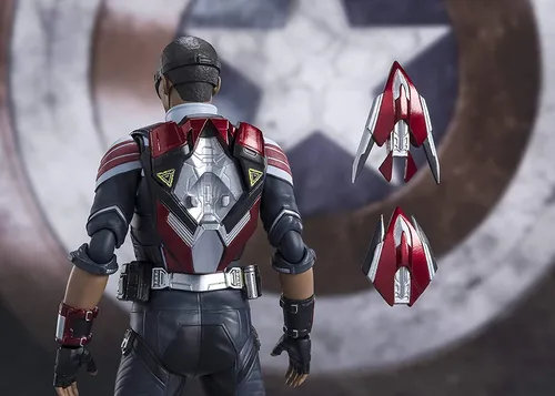 Action Figure Falcão Vingadores Shfiguarts Boneco Falcon Shf Action Figure Falcão Vingadores Shfiguarts Boneco Falcon Shf