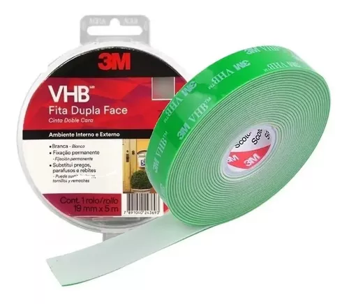 Cinta Doble Contacto Faz 3m Vhb 4910 Para Interior 19mmx5mts