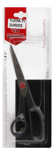 Tijeras Para Zurdos Mundial A661 22 Cm X 1 U. Unico