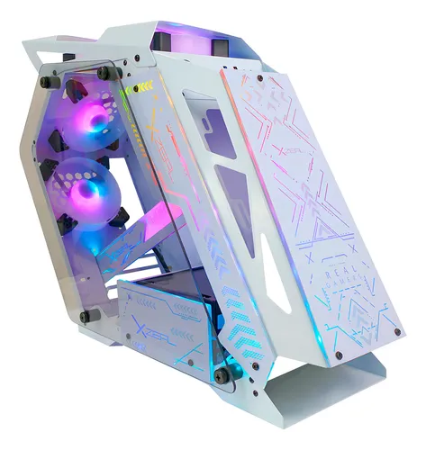 comprar Gabinete Xzeal Ir02 Micro Atx 4fan Argb Usb 3.0 Color Blanco