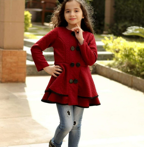 Imagem 4 de 6 de Casaco Sobretudo Blusa Frio Menina Inverno Infantil Minidiva