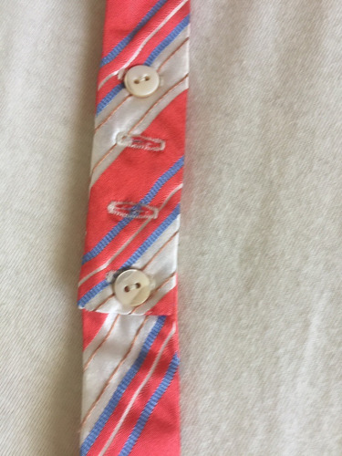 Corbata Bow Tie Humita Seda Blanca Rojo No Brooks Brothers