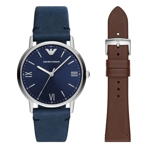 Reloj emporio armani correa de cuero hotsell