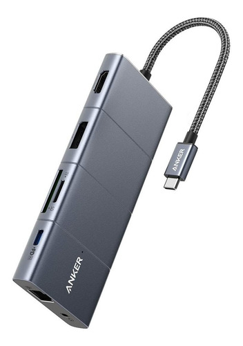 Adaptador Hub Usb C Multipuerto Anker Macbook Pro Hdmi Sd 