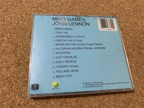 Imagen 4 de 4 de Cd- Mind Games, John Lennon