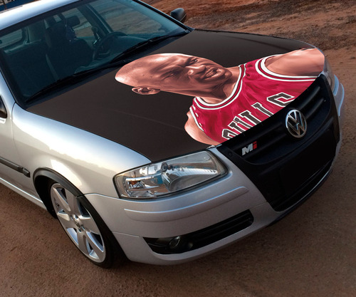 Vinil Wrap Automotriz Cofre Vw Pointer Michael Jordan