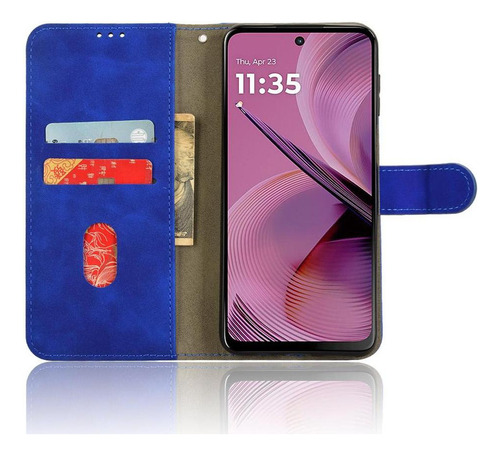 Funda Abatible Para Motorola Moto G55 5g Kickstand Cartera