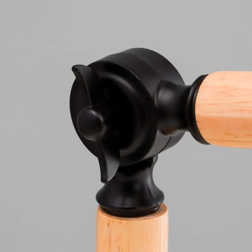 Lámpara Led De Escritorio, Base De Madera, Ajustable