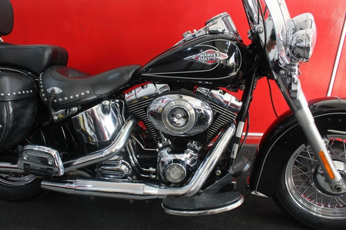 Imagem 9 de 11 de Harley Davidson Softail Heritage Classic 2010 Preta Preto