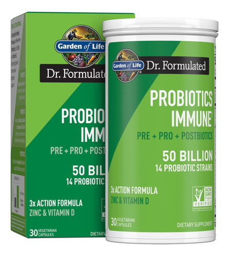 Garden Of Life Dr. Formulated Probiotics Immune+ 30 Capsulas