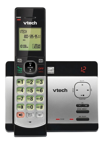 Teléfono VTech CS5129 inalámbrico - color gris/negro