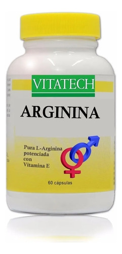 Arginina Vitatech X 60 Capsulas Aminoácidos M A F 