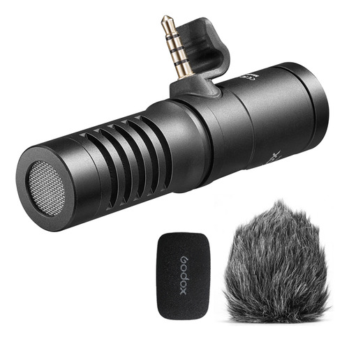 Godox Microfone Geniusmic Compacto Direcional P/ Smartphone