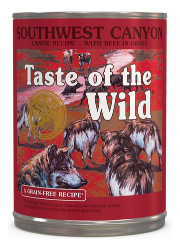 Lata Taste Of The Wild Perros Southwest Canyon 390gr. Np