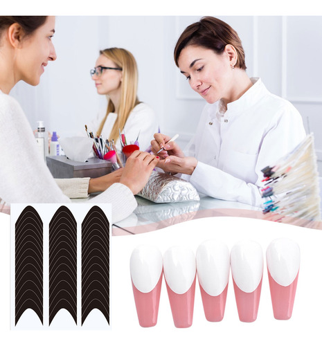 Pasta De Uñas Francesa K French Side Crescent Smile Line V-n
