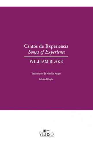 Cantos De Experiencia. Songs Of Experience William Blake In-