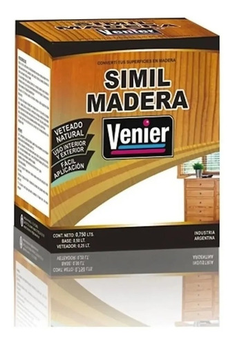 Venier Simil Madera X 3.9 Lts. Pintura Imitación Madera