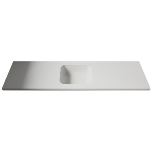 Bancada Para Banheiro Com Cuba Em Ssm Corian 190cm