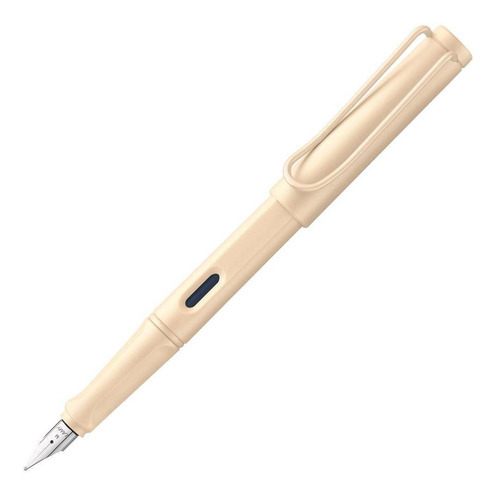 Lapicera Pluma Estilografica Lamy Safari Cozy Cream Strawb Color Del Exterior Cream Color De La Tinta Azul