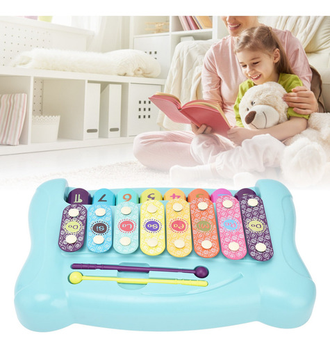 Lslsjuguete Para Piano Y Xilófono Para Bebé, Multicolor, Con