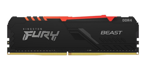 Imagen 2 de 3 de Kingston Fury Beast DDR4 RGB KF432C16BBA/16 1 16 GB - Negro - RGB