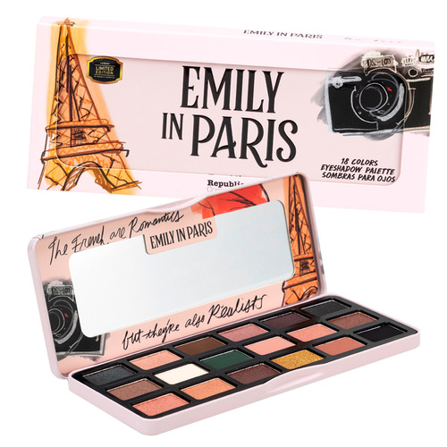 Paleta De Sombras Para Ojos Un Beso 18 Tonos Emily In Paris
