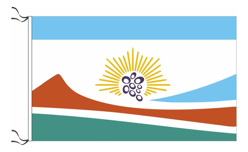 Bandera De San Rafael Estampada De Flameo 150x90cm