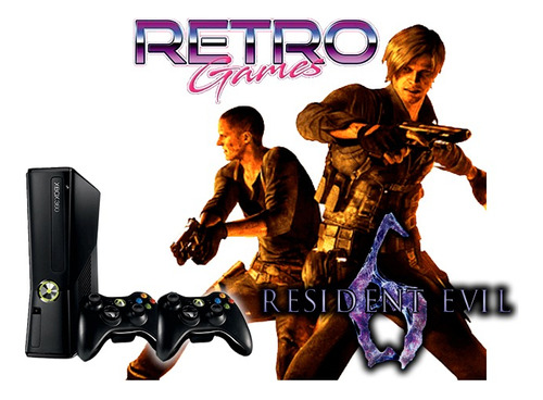 Xbox360 250gb Retrogames Resident Evil 6 Rtrmx