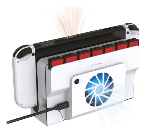 Cooler Para Dock Nintendo Oled Bc-ns C3 Tech