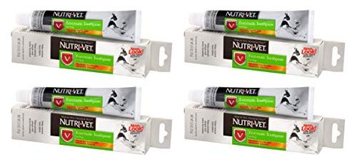 Nutri-vet 4 Pack De Pasta De Dientes Enzimática Para K2fy8