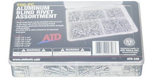 Atd Tools Atd-346 500 Pc. Aluminum Blind