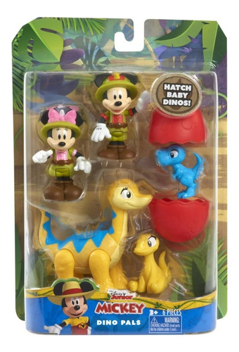 Disney Junior Mickey Mouse Dino Safari 7 Piezas