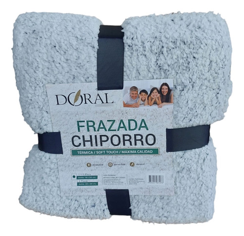 Frazada Chiporro Two Tones 1.5 Plazas Doral