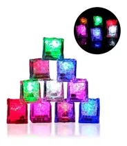 Comprar 100 Cubos Hielo Led Luminosos Multicolor Fiesta Bebidas Boda