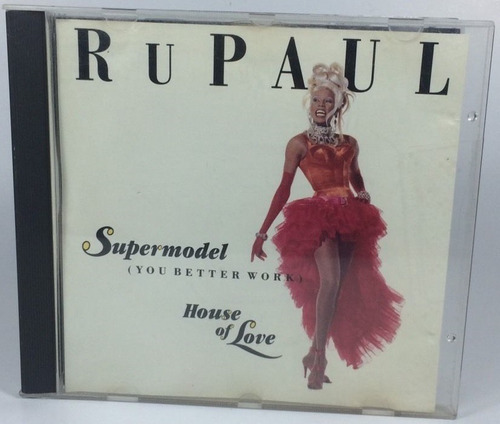 Rupaul Supermodel /house Of Love Cd Single C/ 7 Versiones
