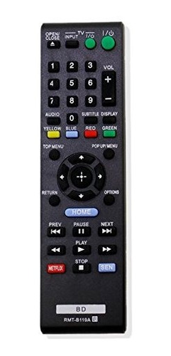 Nuevo Rmt-b119a Reemplazo De Control Remoto Para Sony Blu Ra