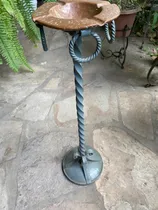 Comprar Antiguo Cenicero Hierro Forjado De Pie,c\u002Fdiseño Jardín Único Hierro Forjado Con Diseño