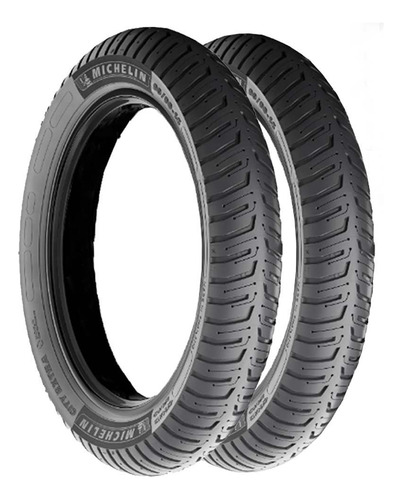 Kit Pneu Factor 150 80-100-18 + 90-90-18 S/ Camara Michelin