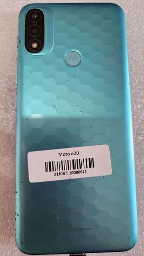Celular Motorola Moto E20 32gb Ler Todo Anuncio Azul-celeste