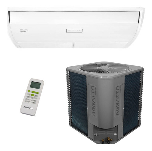 Ar Cond Split Teto Inverter R32 Agratto 36000 Btus Frio 220v Cor Branca
