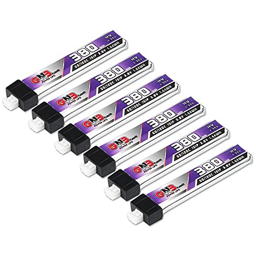 Crazepony Batería Lipo 1s 380mah 60c 3.8v/4.35v Para Uz65 Dr