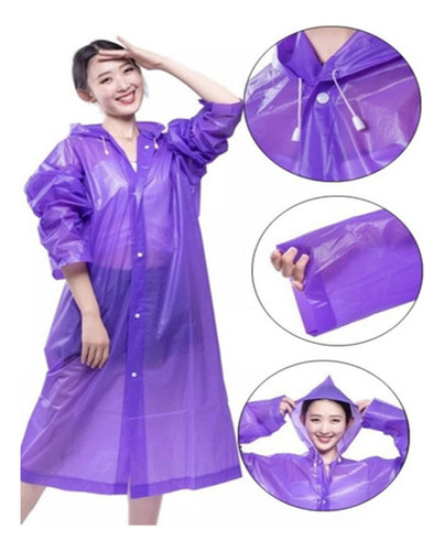Piloto Poncho Capa Pilotin De Lluvia Impermeable Adulto Varios 731