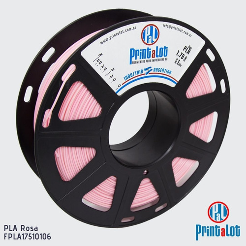 Imagem 1 de 1 de Filamento Pla - Rosa - Printalot - 1.75mm - 1kg
