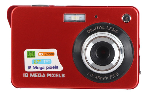 Cartão De Zoom 8x, Câmera Digital, Tela Lcd De 5 Mp E 2,7 Po