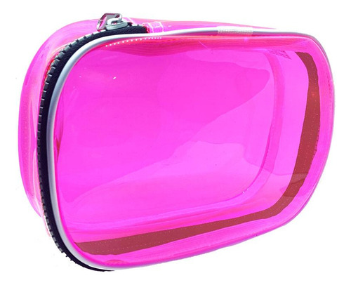 Estojo Bau Cristal Color Rosa Fizz