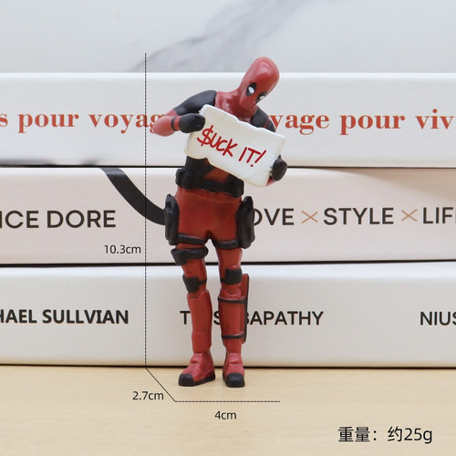 Para 6 Piezas Dead Pool Anime Decoración Del Hogar Y Modelo