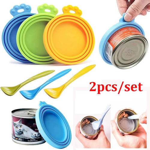 Funda Reutilizable De Silicona Para Alimentos Y Mascotas, 2