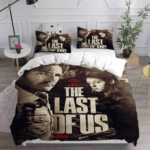 C Juego De Fundas De Edredón The Last Of Us, Tamaño Doble