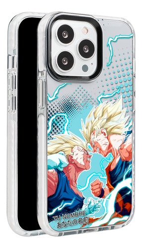 Funda Para iPhone Dragon Ball Z Goku Pelea Vegeta Nombres