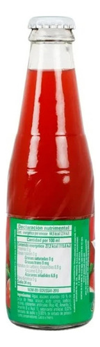 20 Pzas Bebida Boing Con 10% De Pulpa De Fresa 237 Ml
